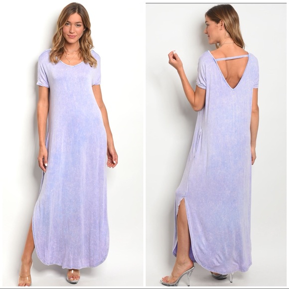 Lavender Maxi Dress - Picture 2 of 4